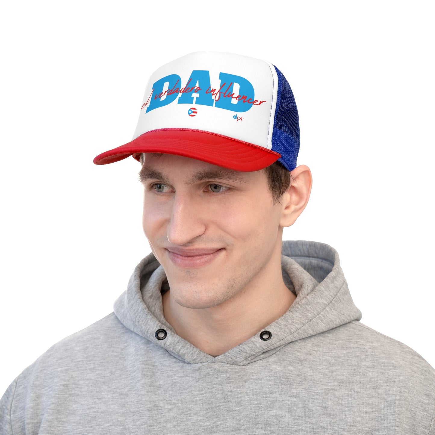 DAD El Verdadero Influencer Puerto Rican Pride Trucker Caps FREE SHIPPING