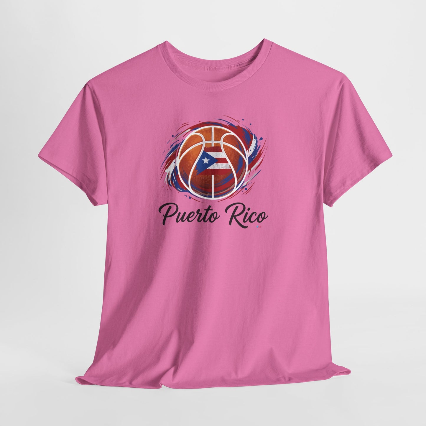 Puerto Rico Basketball Flag | Unisex Heavy Cotton T-Shirt