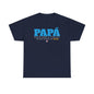 Papá My Hero Blue Heavy Cotton Tee
