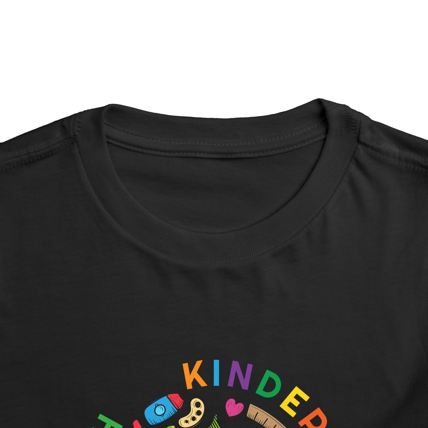Kindergarten Here I Comer Boricua Toddler Short Sleeve Tee