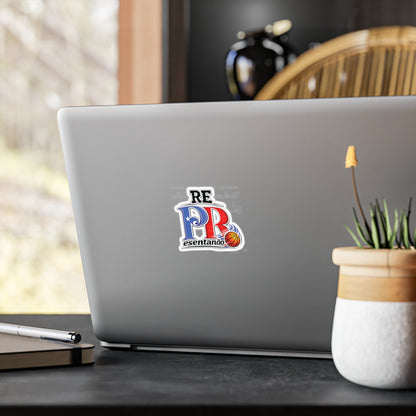 Puerto Rico Basketball REPresentando Waterproof Kiss-Cut Vinyl Decal