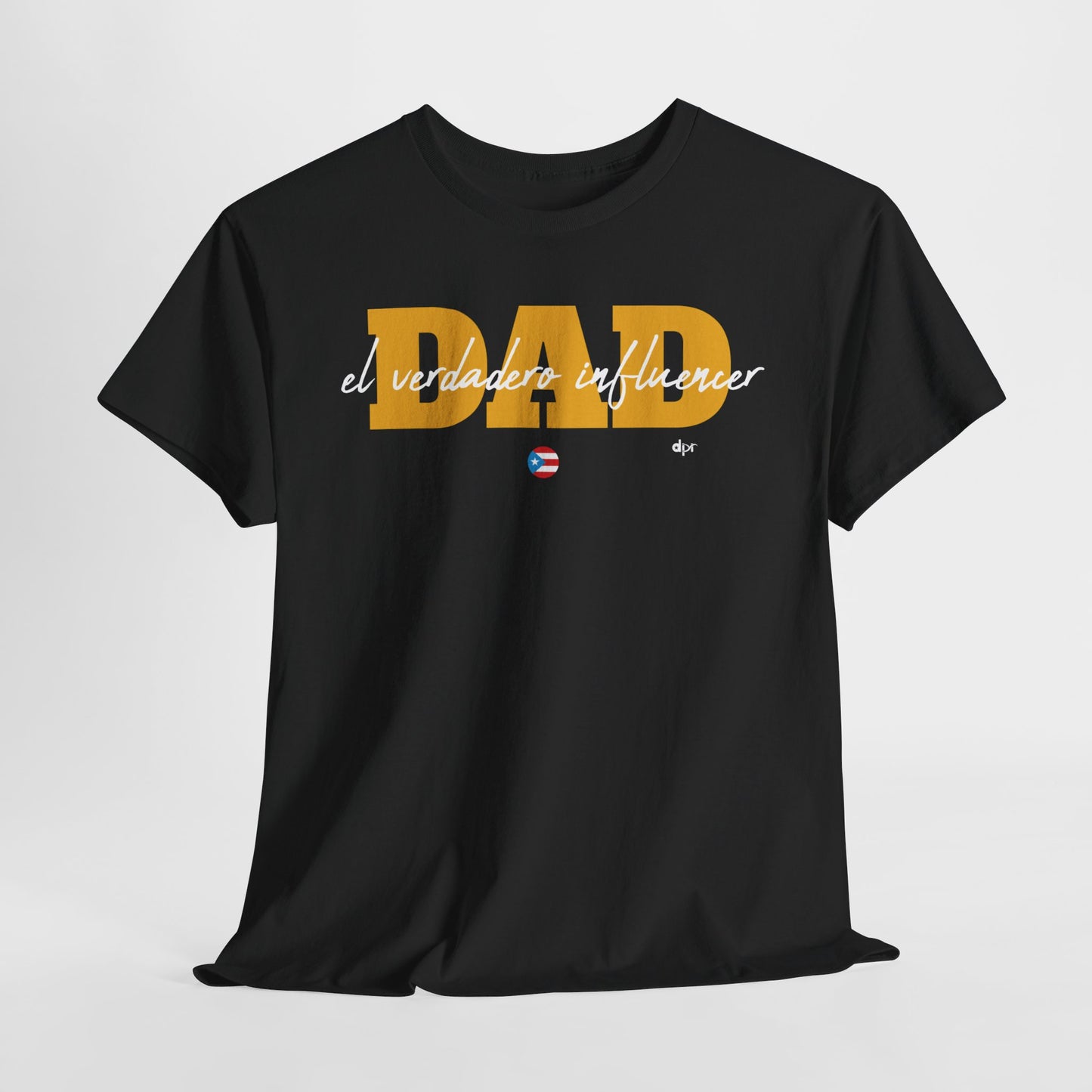 Dad El Verdadero Influencer Yellow Unisex Heavy Cotton Tee