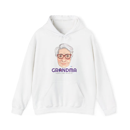 Abuela Boricua Always Here Never Left Unisex Heavy Blend™ Boricua-Style Hoodies