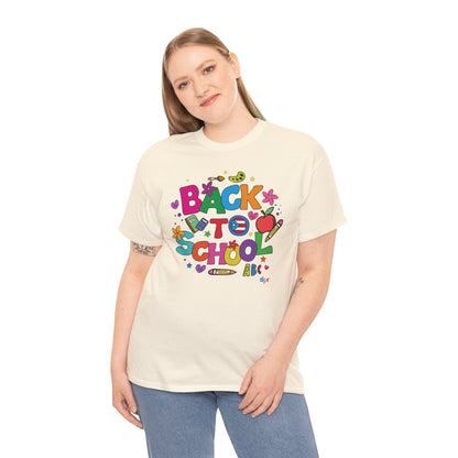 Back to School Boricua Teacher Heavy Cotton Tee