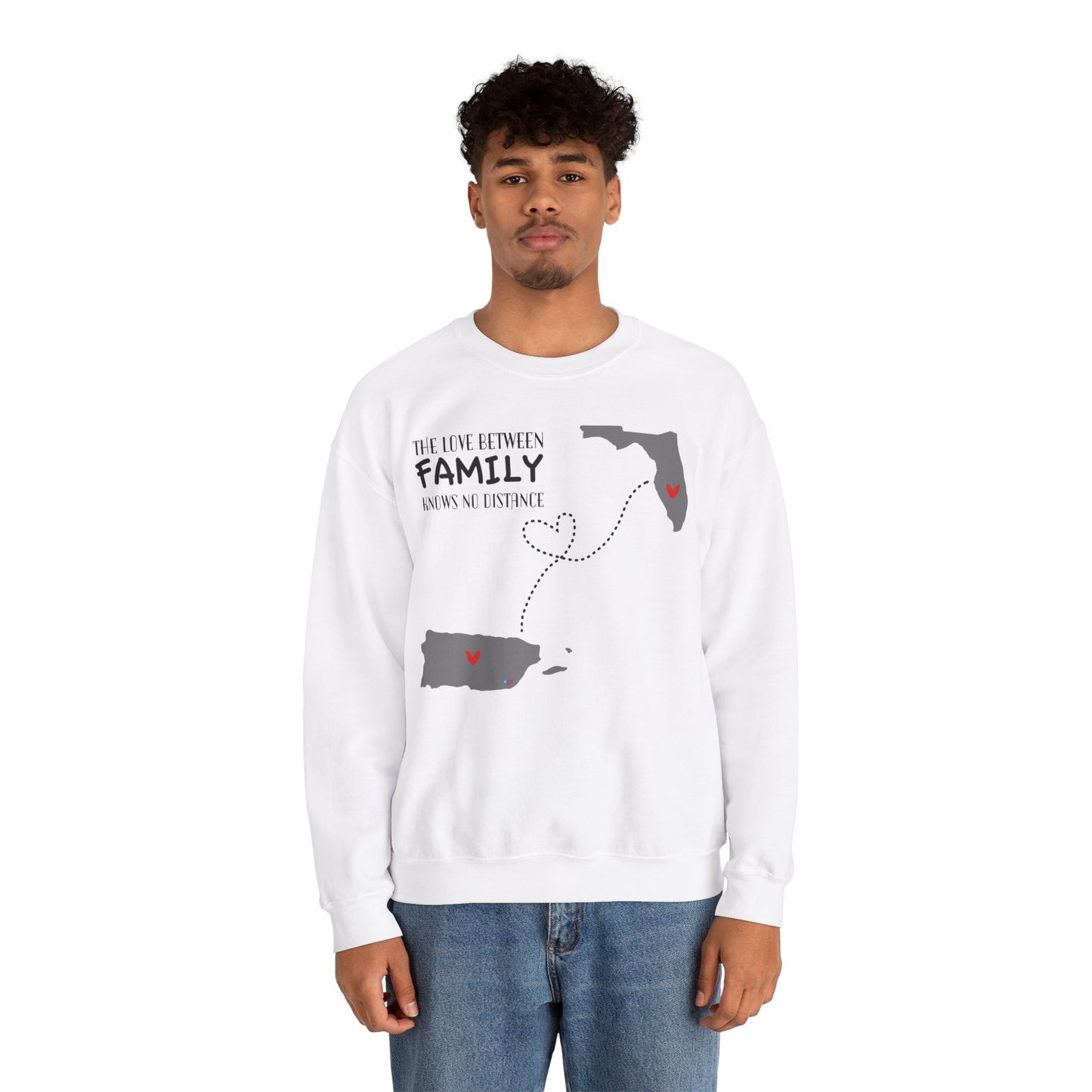 Love in the distance Florida Unisex Heavy Blend™ Crewneck Sweaters