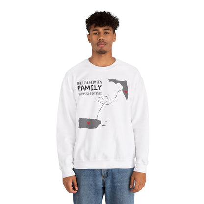Love in the distance Florida Unisex Heavy Blend™ Crewneck Sweaters