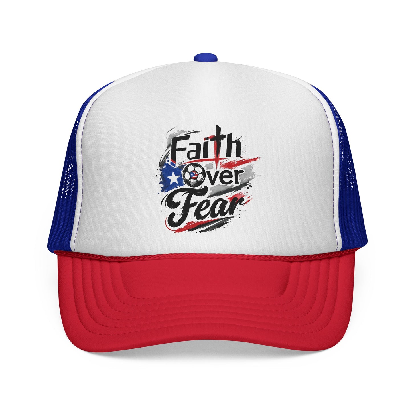 Copy of Puerto Rico Fire Soccer ball REPresentando Trucker Caps FREE SHIPPING