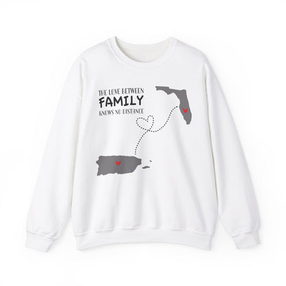 Love in the distance Florida Unisex Heavy Blend™ Crewneck Sweaters