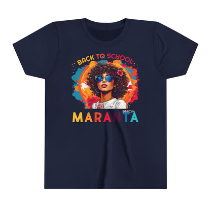 Back to School Maranta Boricua Youth Short Sleeve Tee