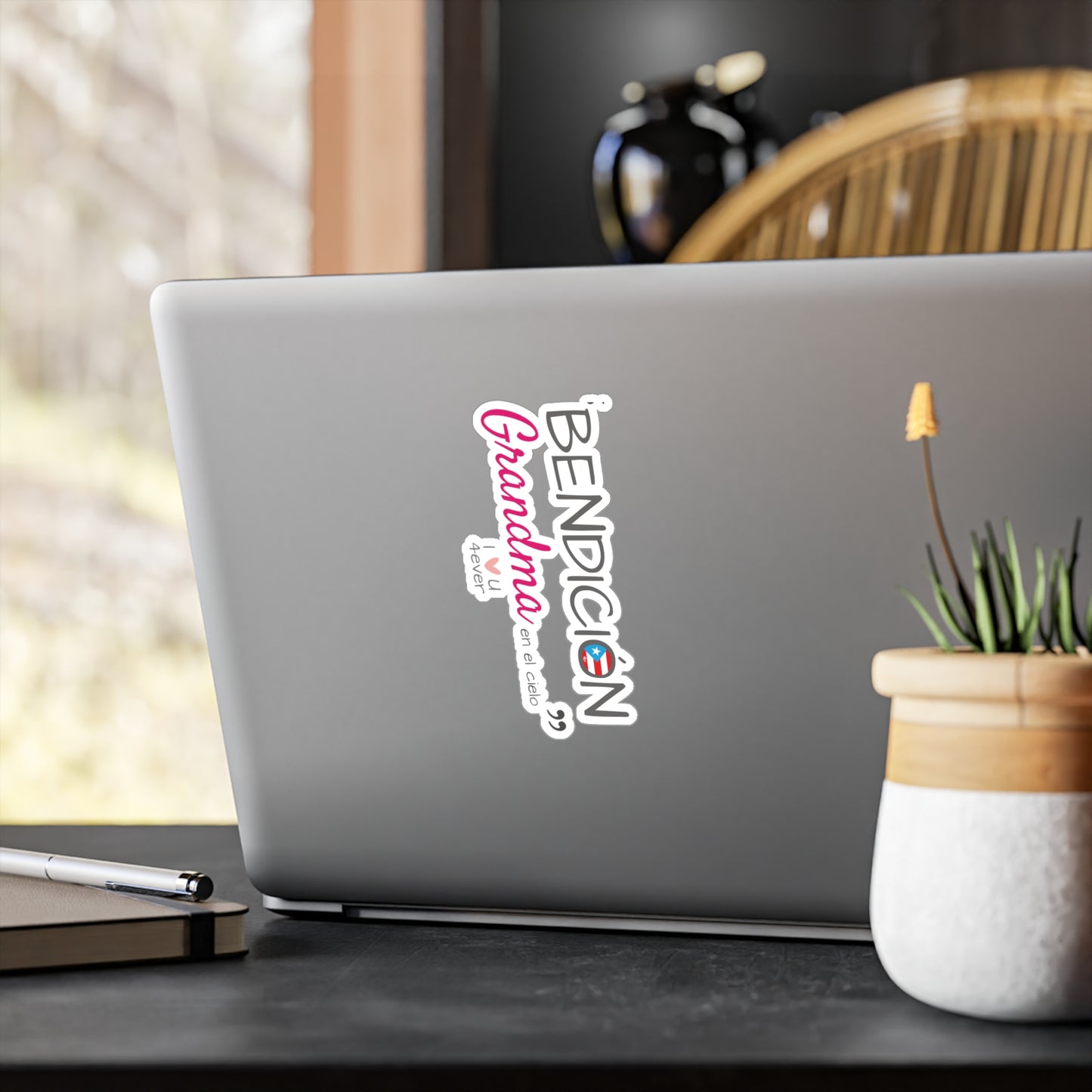 Bendición Grandma Boricua Waterproof Kiss-Cut Vinyl Decals
