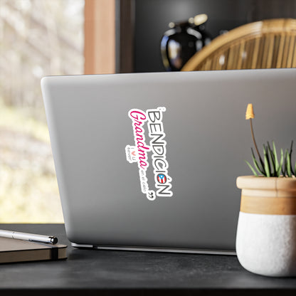 Bendición Grandma Boricua Waterproof Kiss-Cut Vinyl Decals
