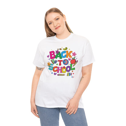 Back to School Boricua Teacher Heavy Cotton Tee