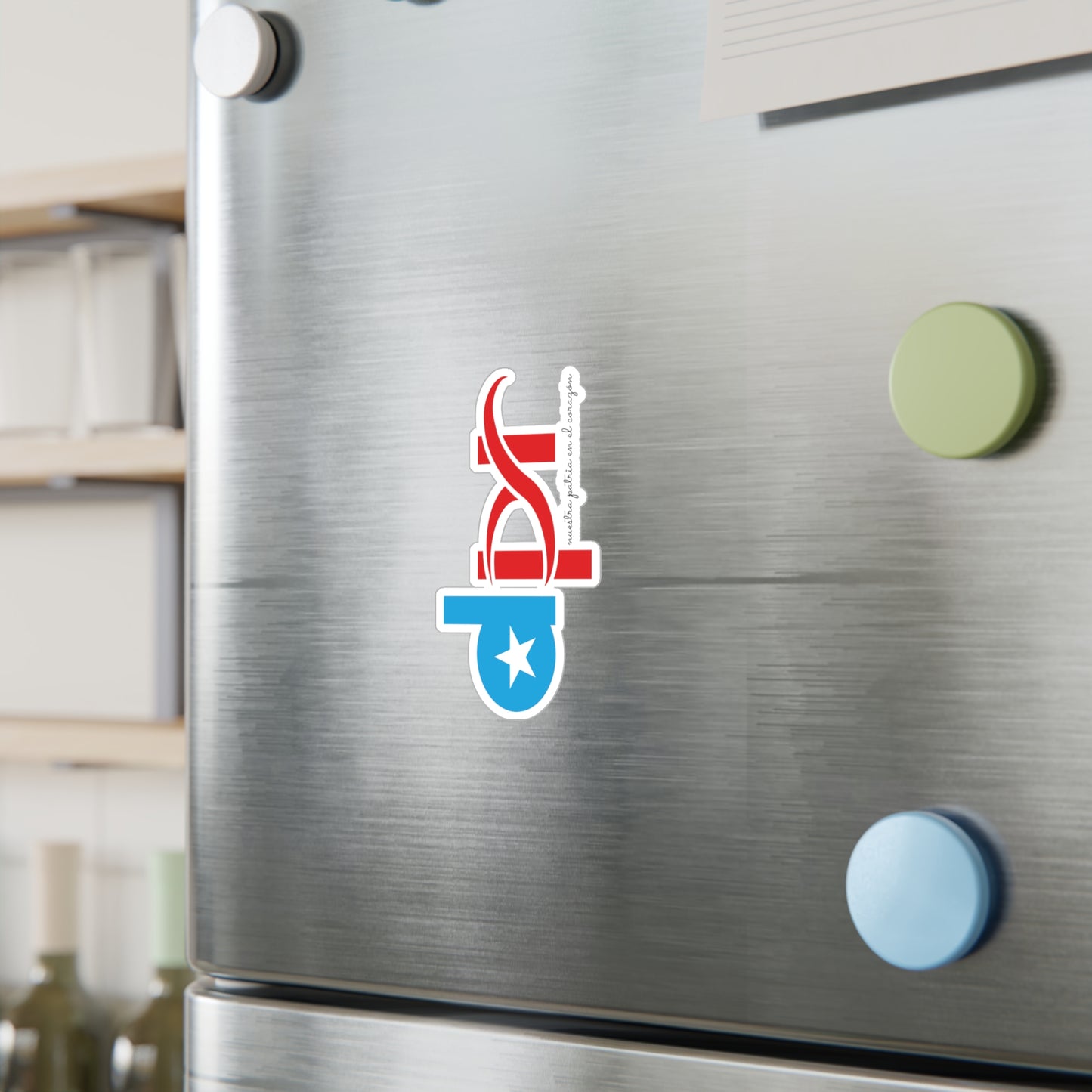 Dpr Nuestra patria en el corazón Waterproof Kiss-Cut Vinyl Decals