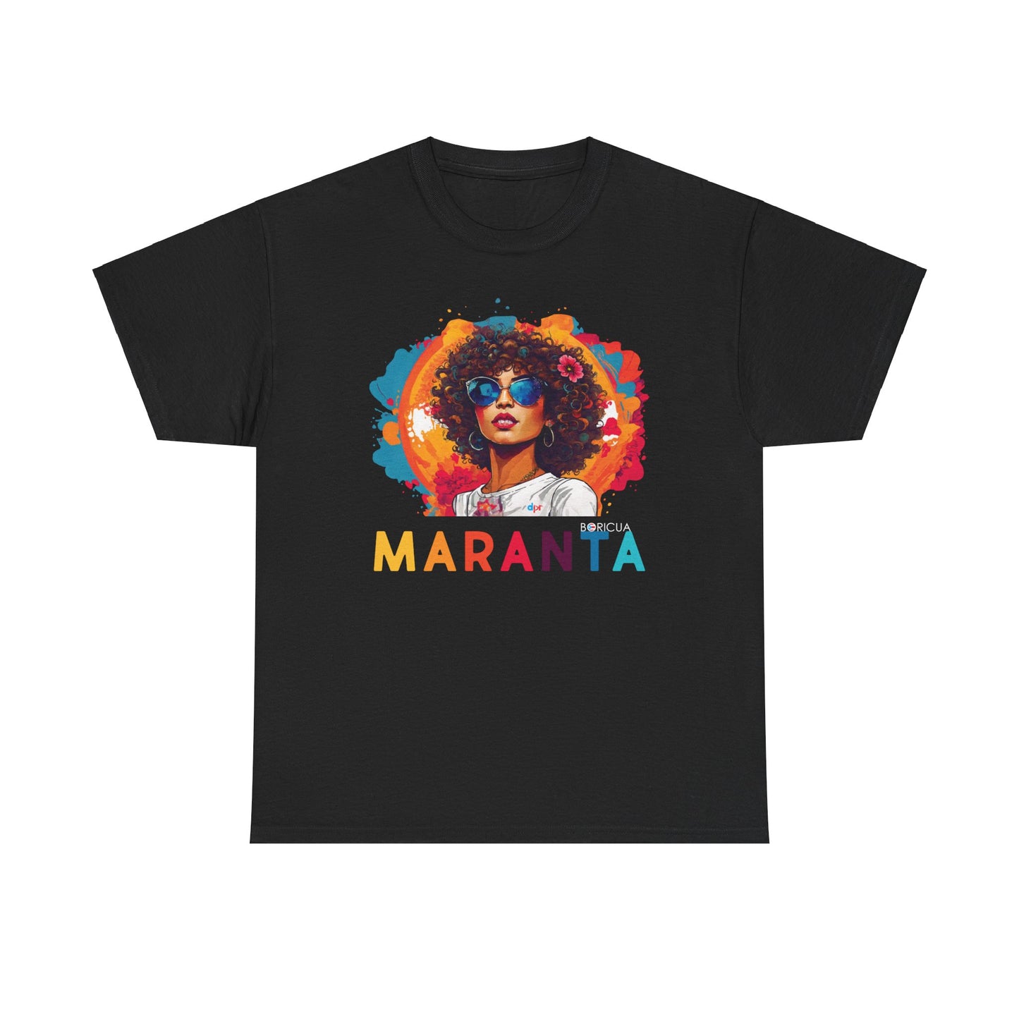 Maranta Boricua Girl Unisex Heavy Cotton Tee