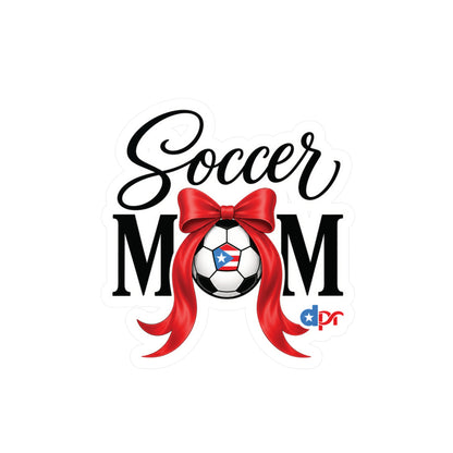 Soccer Mom Boricua Waterproof Kiss-Cut Vinyl Decals