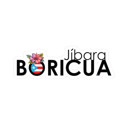 Jíbara Boricua Waterproof Kiss-Cut Vinyl Decals