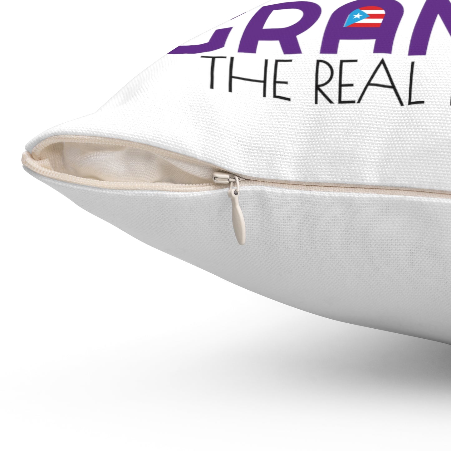 Grandma The Real Influencer Spun Polyester Square Pillow