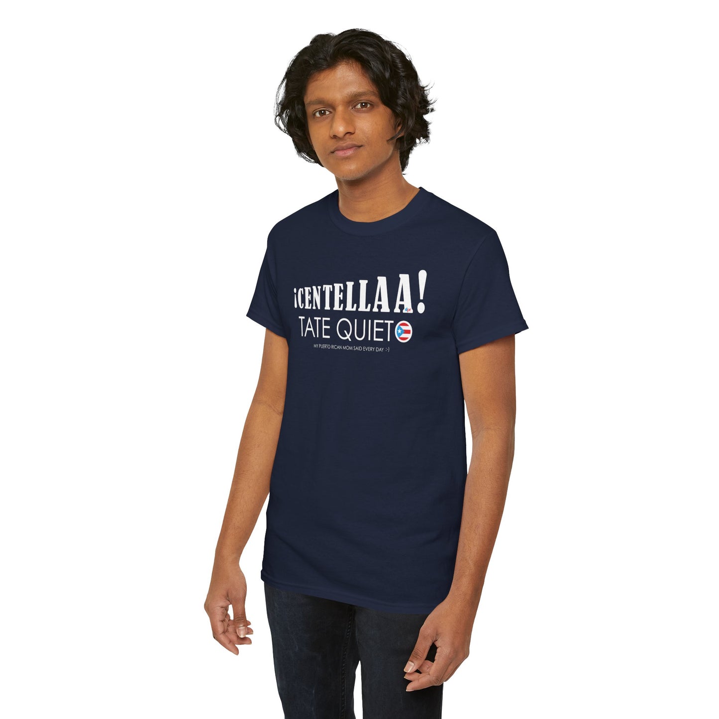 CENTELLA! Puerto Rican Mom  Unisex Heavy Cotton Tee