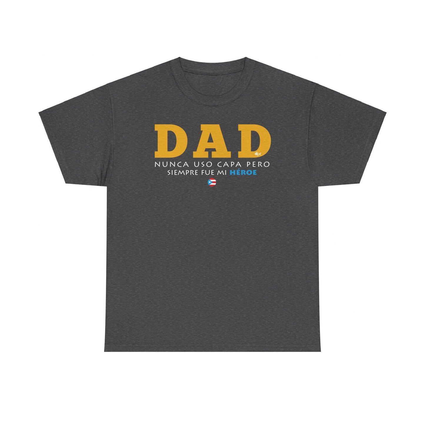 Dad Mi Héroe Yellow Unisex Heavy Cotton Tee