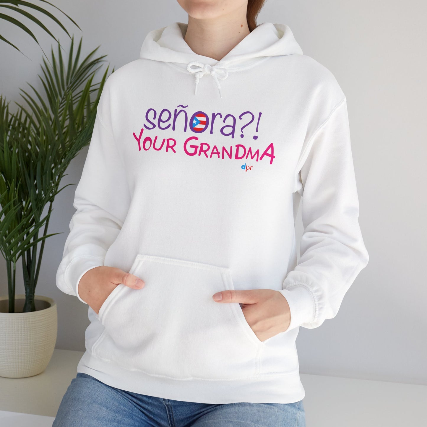 Señora Your Grandma Unisex Heavy Blend™ Boricua-Style Hoodies