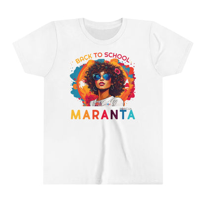Back to School Maranta Boricua Youth Short Sleeve Tee