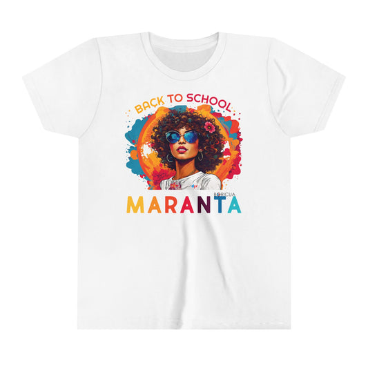 Back to School Maranta Boricua Youth Short Sleeve Tee