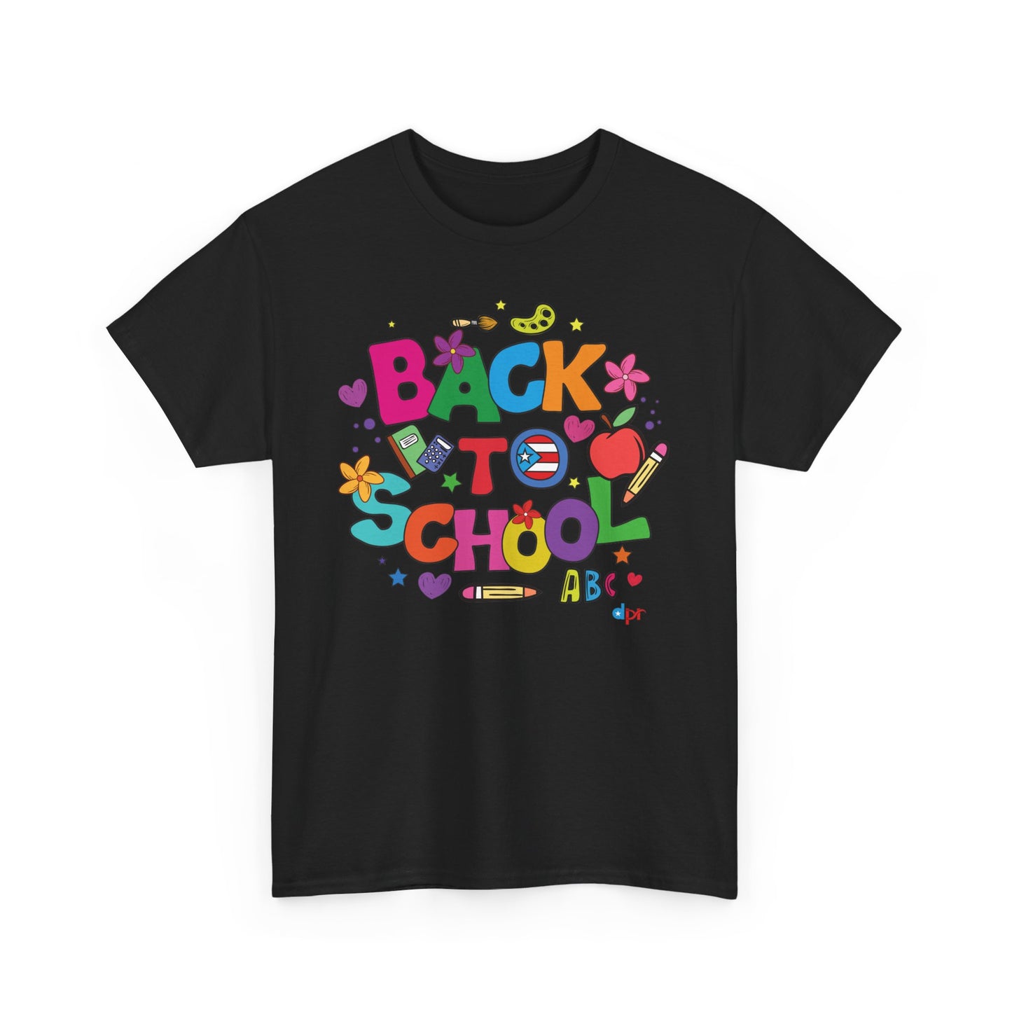 Back to School Boricua Teacher Heavy Cotton Tee