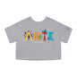 Arte My Passion Bandera Puerto Rico  Flowy Cropped Tee