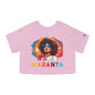 Maranta Boricua Girl Women's Flowy Cropped Tee