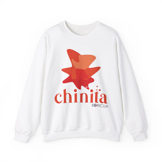 Chinita Boricua Unisex Heavy Blend™ Crewneck Sweaters