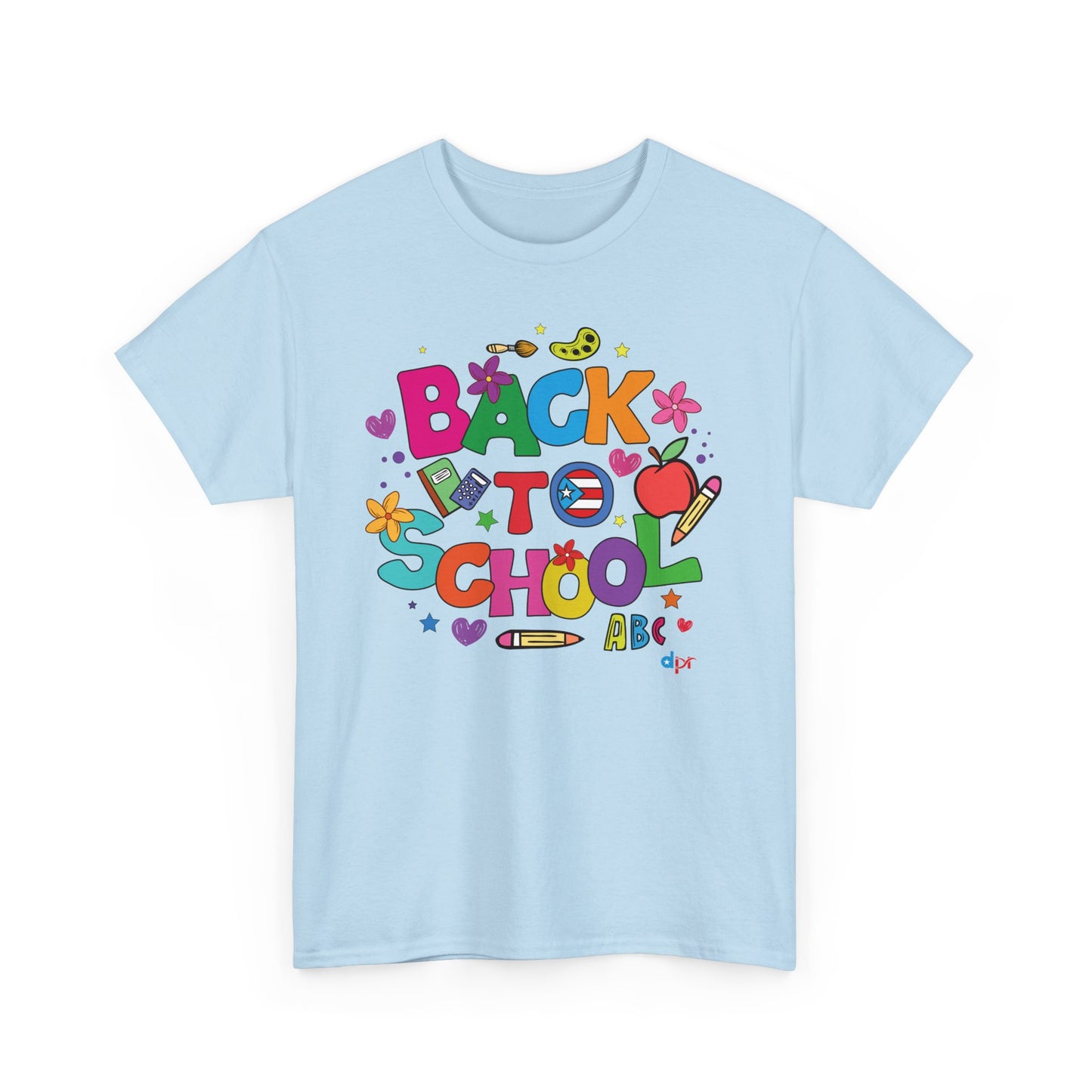 Back to School Boricua Teacher Heavy Cotton Tee