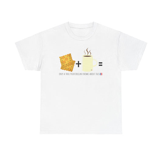 Crackers & Coffee True Puertorican Unisex Heavy Cotton Tee