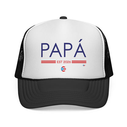 Copy of Papá Established 2026 Puerto Rican Pride Trucker Caps FREE SHIPPING
