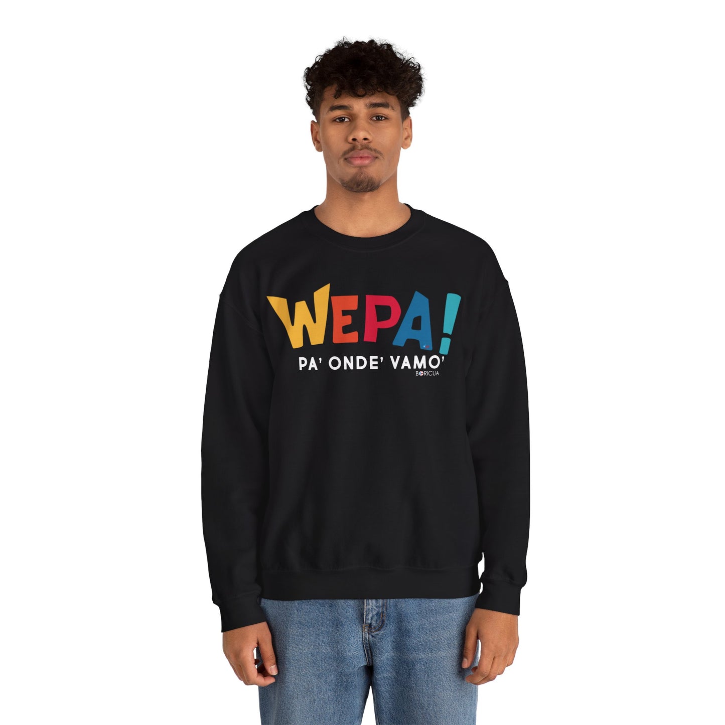 Wepa Boricua Unisex Heavy Blend™ Crewneck Sweaters