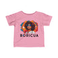 Boricua Girl Black Infant Fine Jersey Tee