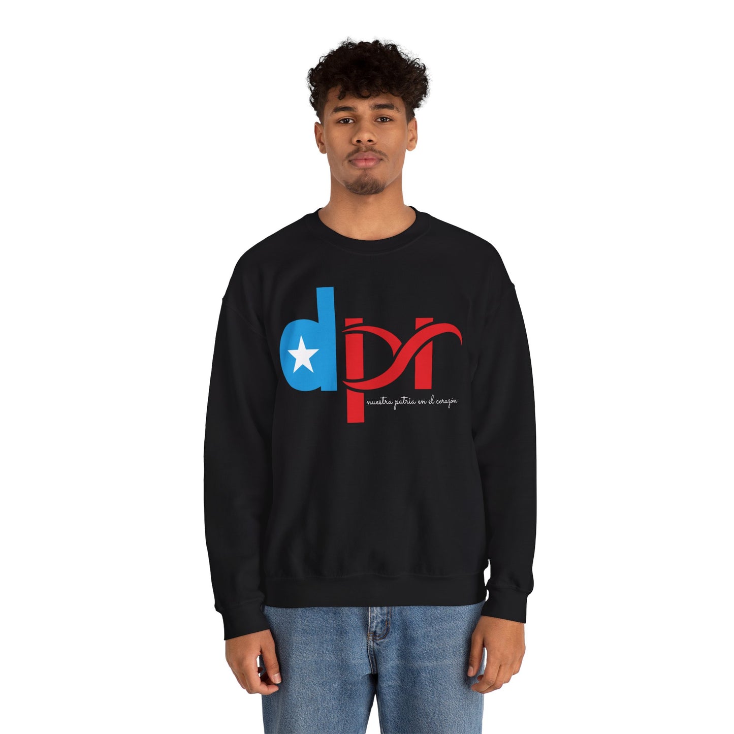 Dpr Nuestra patria en el corazón Unisex Heavy Blend™ Crewneck Sweaters