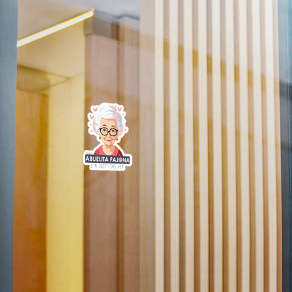 Remembering Mi Abuelita Fajona Waterproof Kiss-Cut Vinyl Decals
