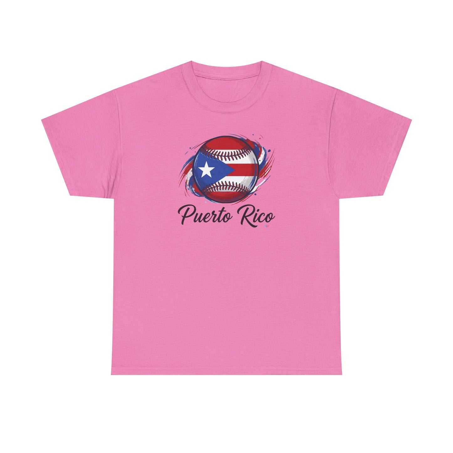 Puerto Rico Baseball Flag | Unisex Heavy Cotton T-Shirt
