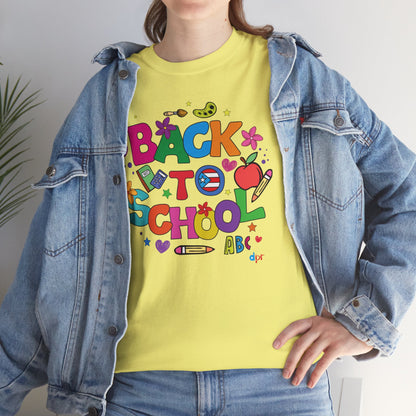 Back to School Boricua Teacher Heavy Cotton Tee