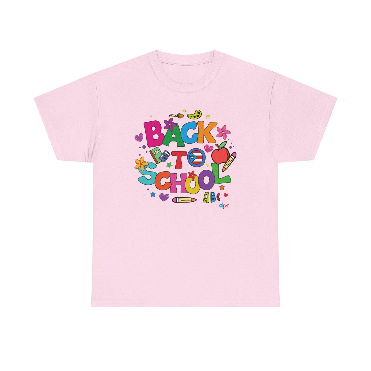 Back to School Boricua Teacher Heavy Cotton Tee