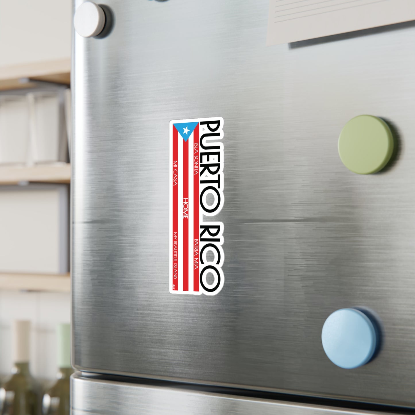 Puerto Rico HOME Waterproof Kiss-Cut Vinyl Decals