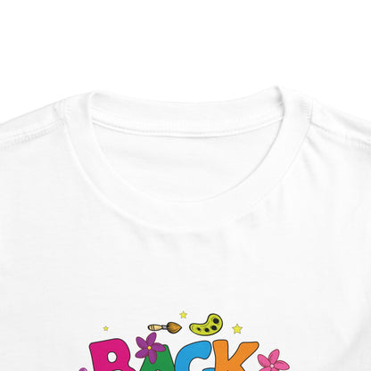 Back To School Boricua Girl Toddler Short Sleeve Tee
