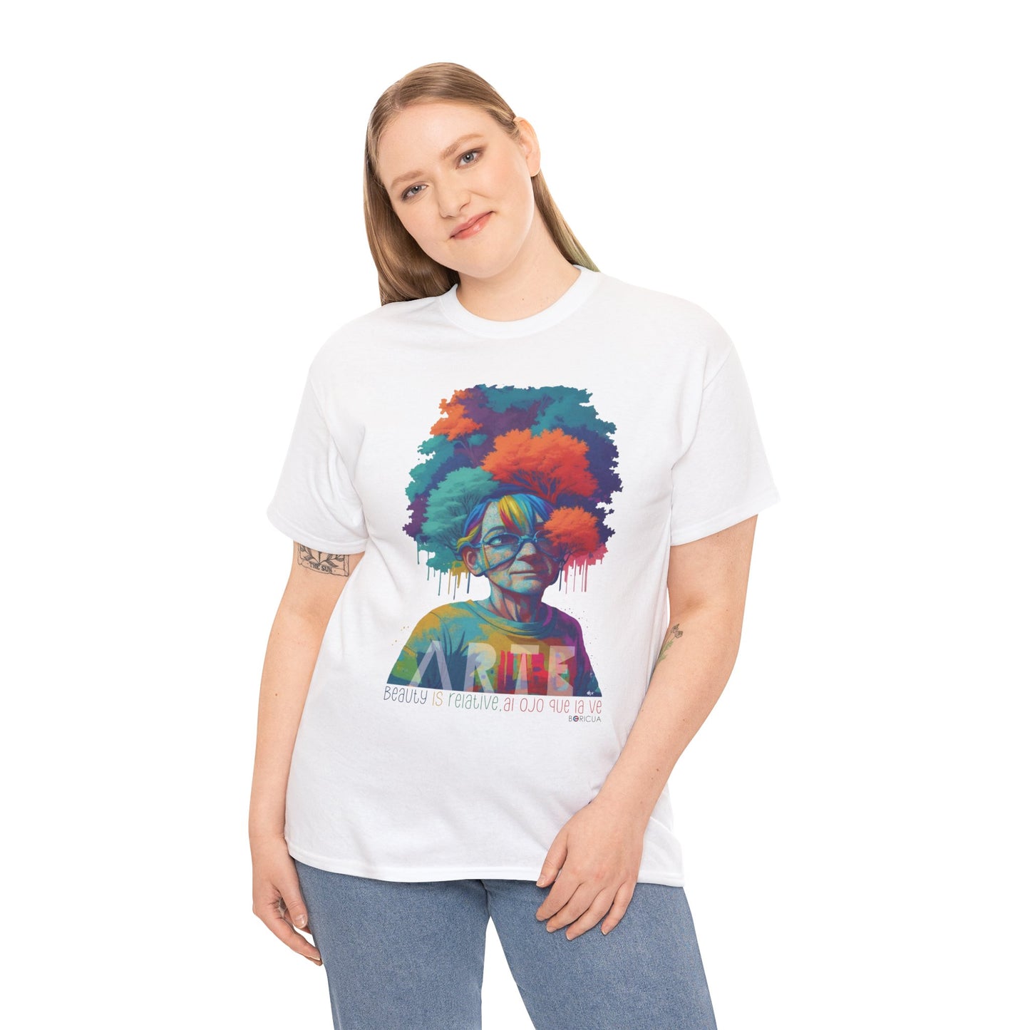 Belleza Relativa Boricua Unisex Heavy Cotton Tee