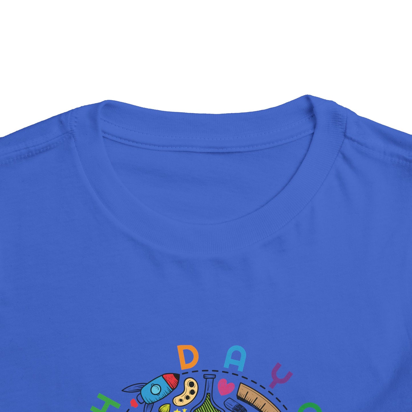 Daycare Here I Come - Back to School Boricua Toddler Short Sleeve Tee
