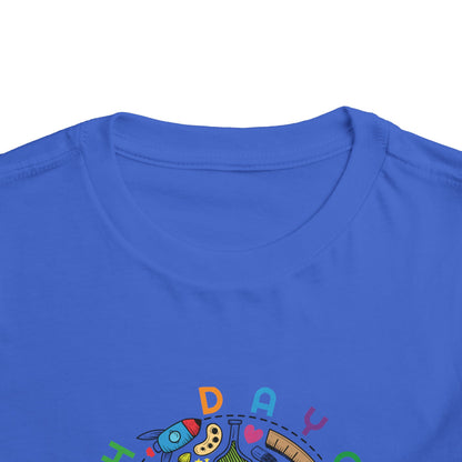 Daycare Here I Come - Back to School Boricua Toddler Short Sleeve Tee