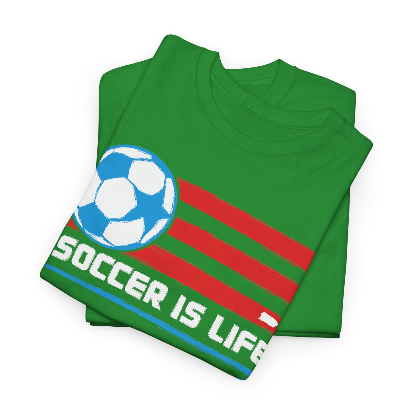 "Formando sus Alas" Soccer Player Unisex Heavy Cotton Tee