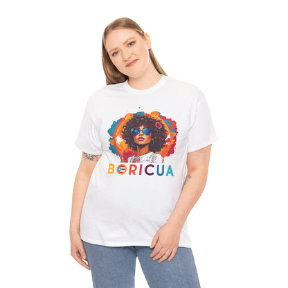 Boricua Girl Colors Unisex Heavy Cotton Tee