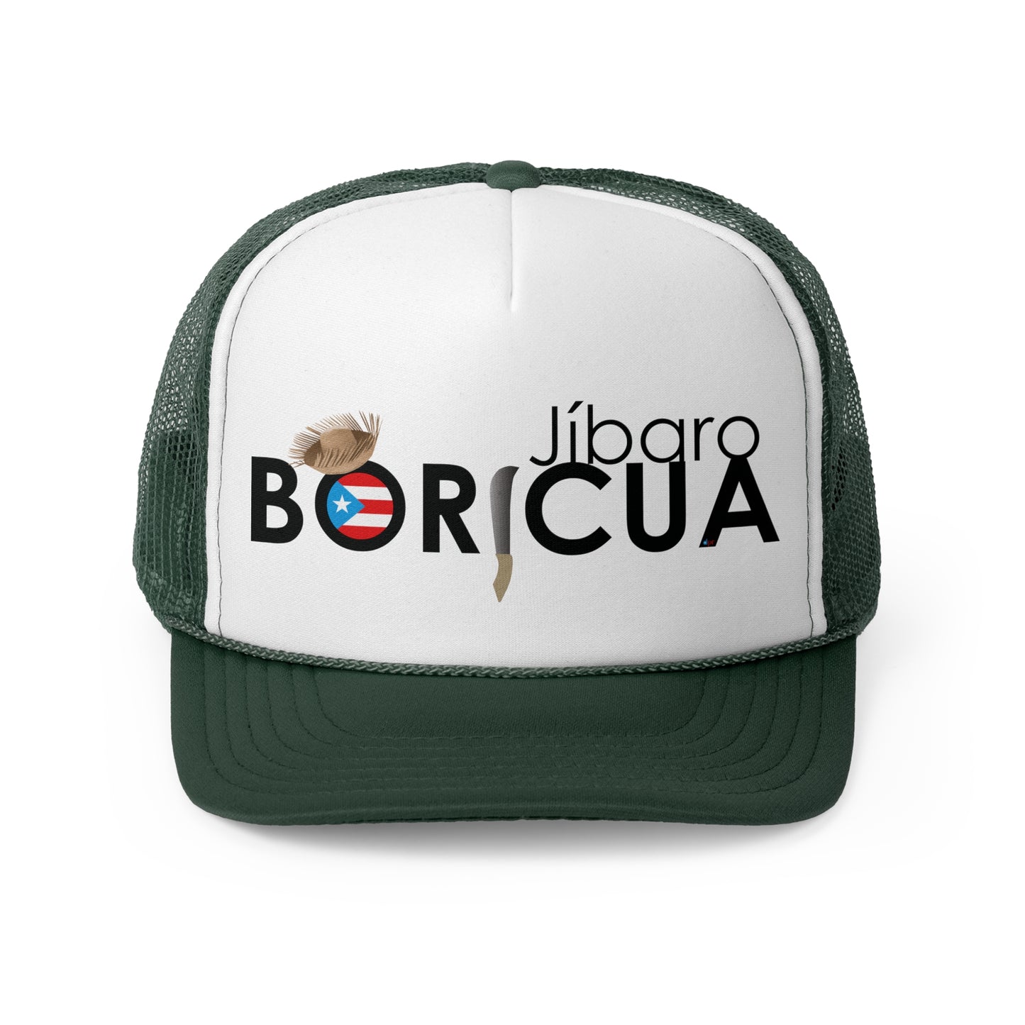 Jíbaro Boricua Puerto Rican Pride Trucker Caps FREE SHIPPING