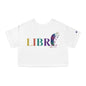 LIBRE BORICUA Flowy Cropped Tee