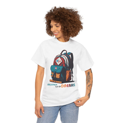 Backpack full of Dreams Unisex Heavy Cotton Tee